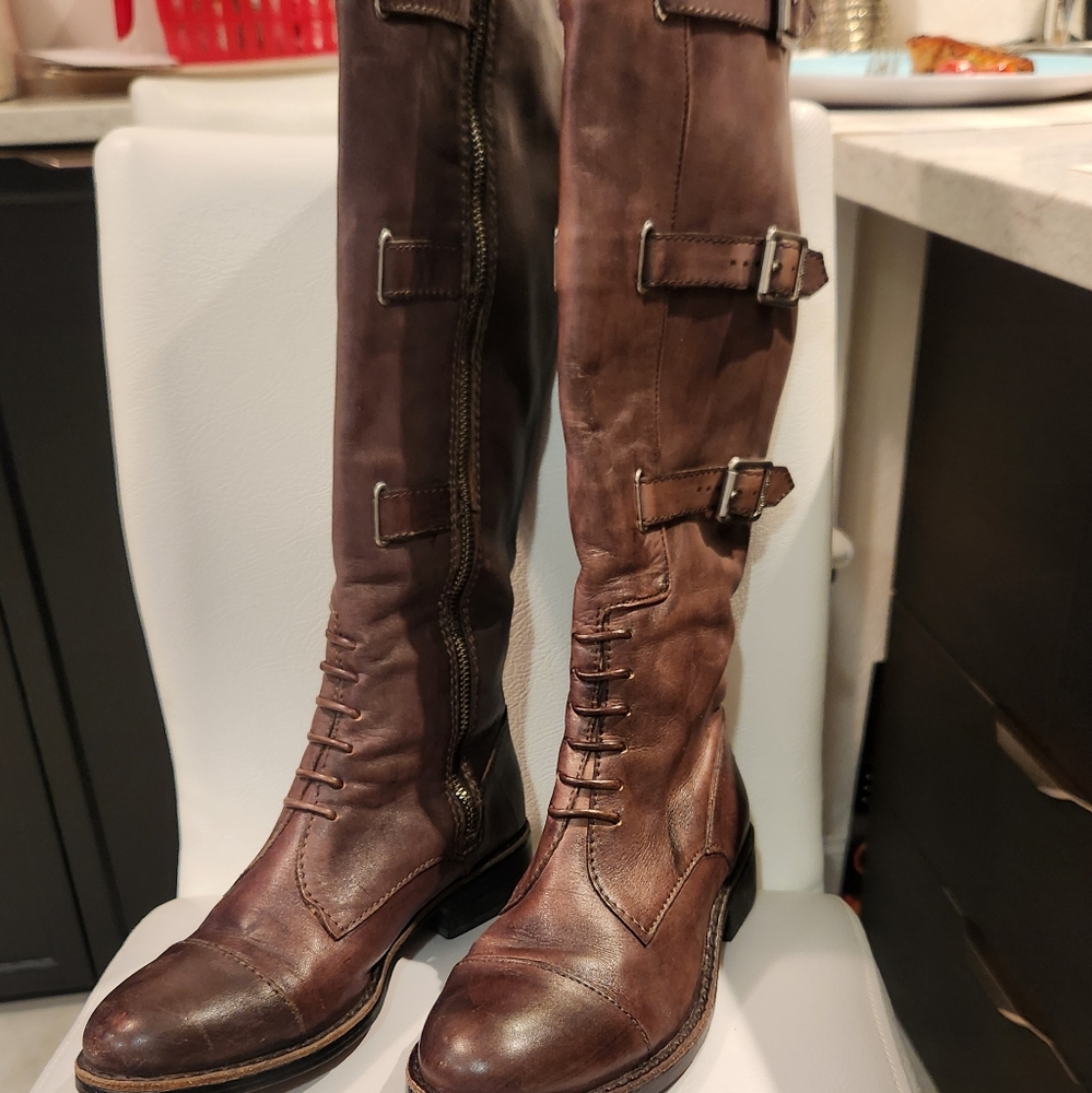Vince Camuto. Leather Riding  boots size 7 M